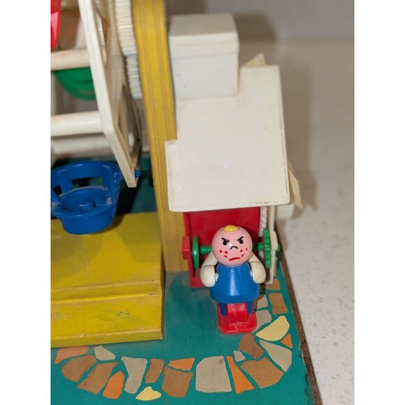 Fisher-Price Vintage 969 Music Box Ferris Wheel Little People Classic Toy Fun - Picture 15 of 16